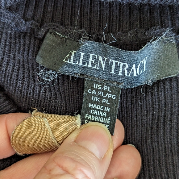 Ellen Tracy 3/4 length sleeve mock turtleneck sweater - Picture 3 of 4